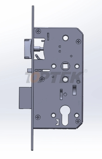 Metallic door lock mechanism Metallic door lock mechanism