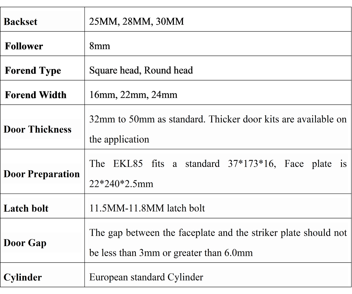 door locks for aluminum doors