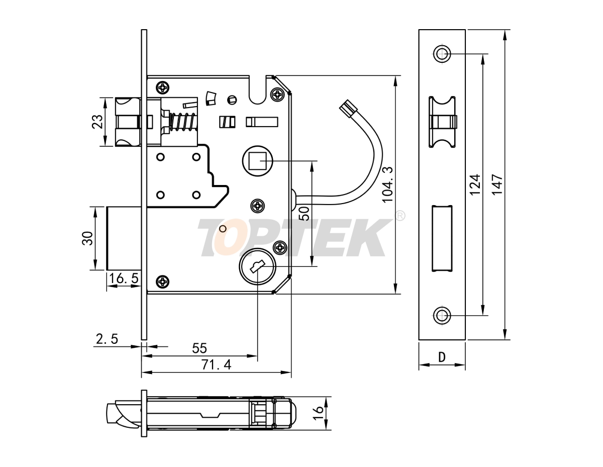 Electric Lock Case