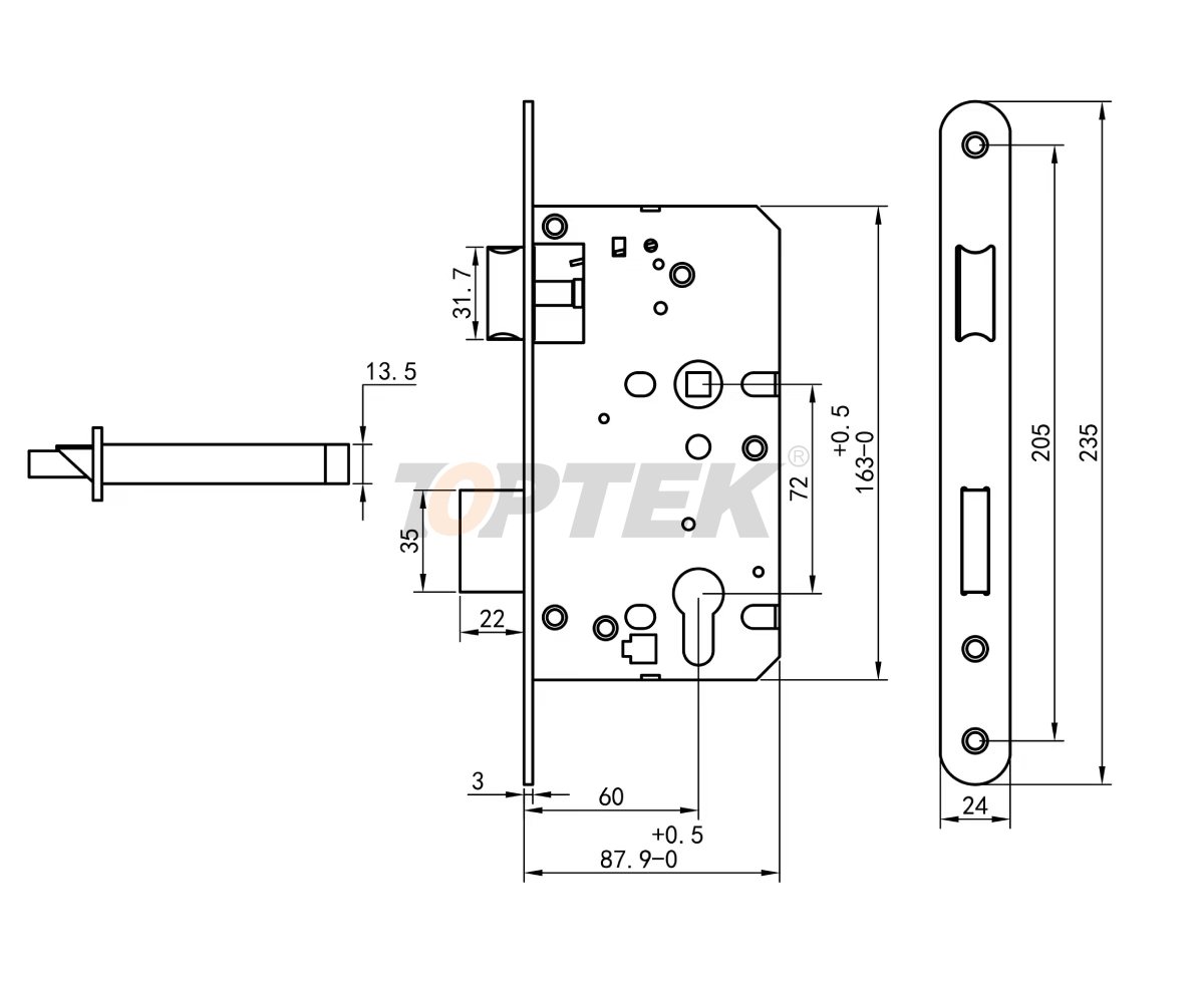 Knobs ទ្វារនិងសោ