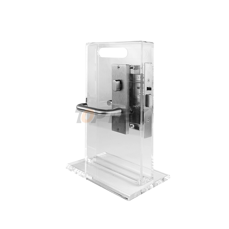 Transparent lock teaching model