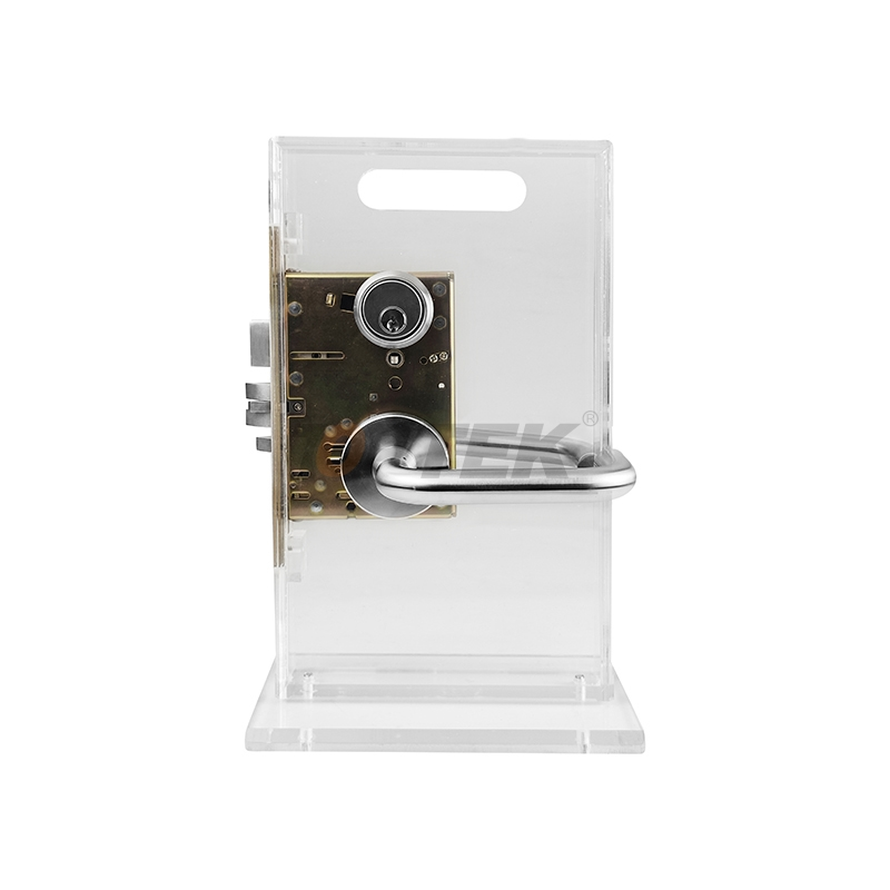 Transparent lock teaching model