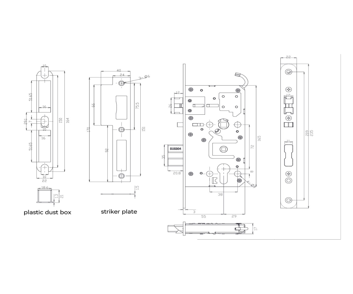 Commercial Tubular Level Lockset