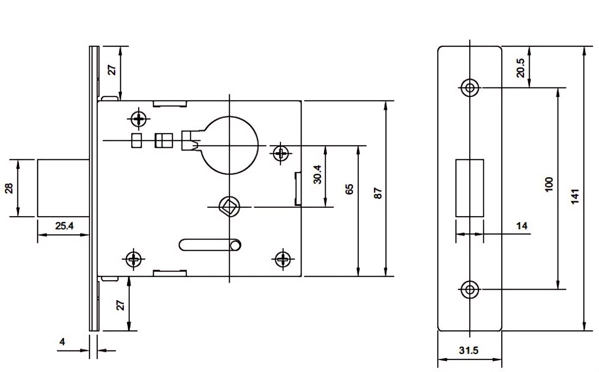 inngangshurðarlásar og deadbolts
