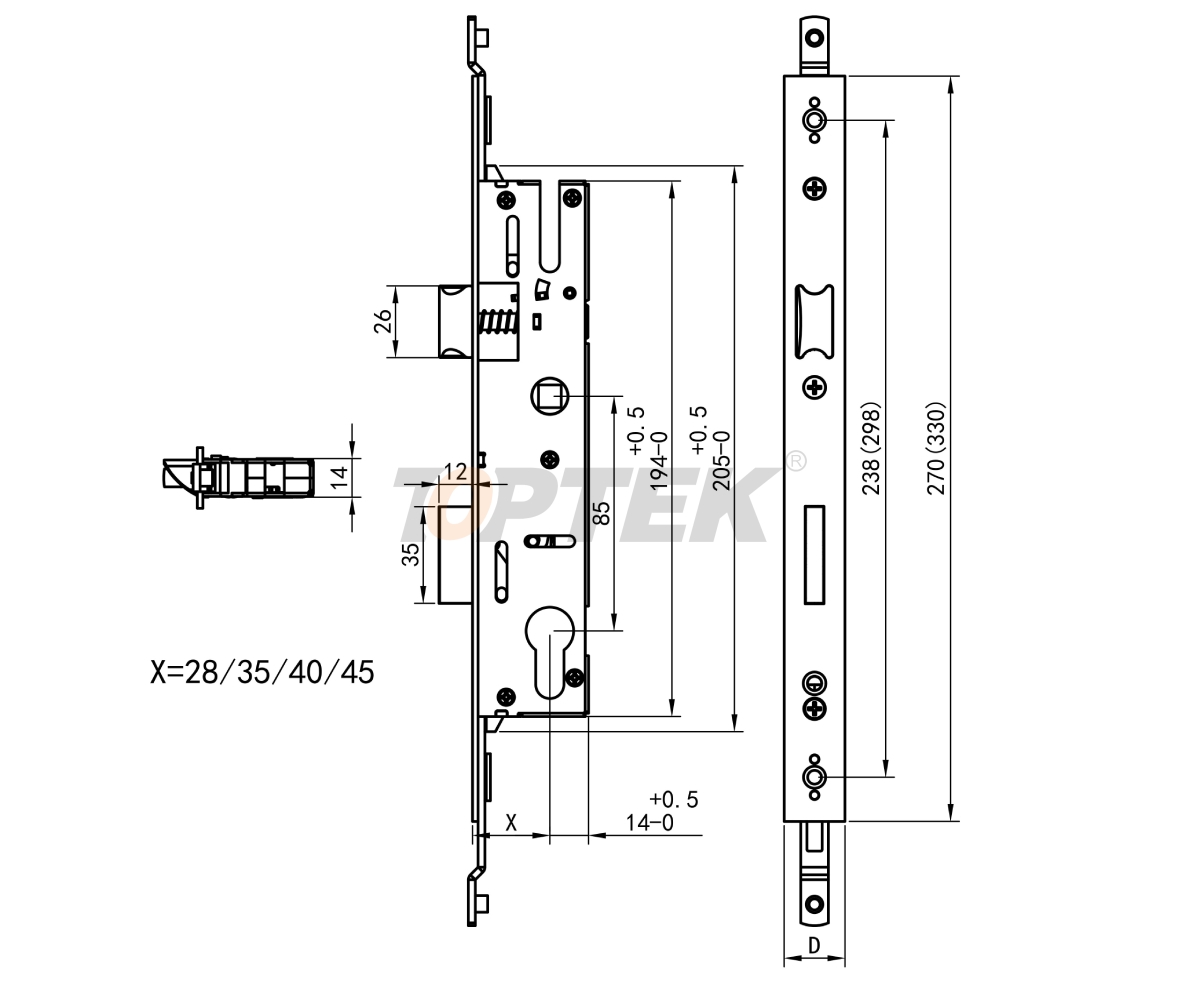Multipoint Lock 