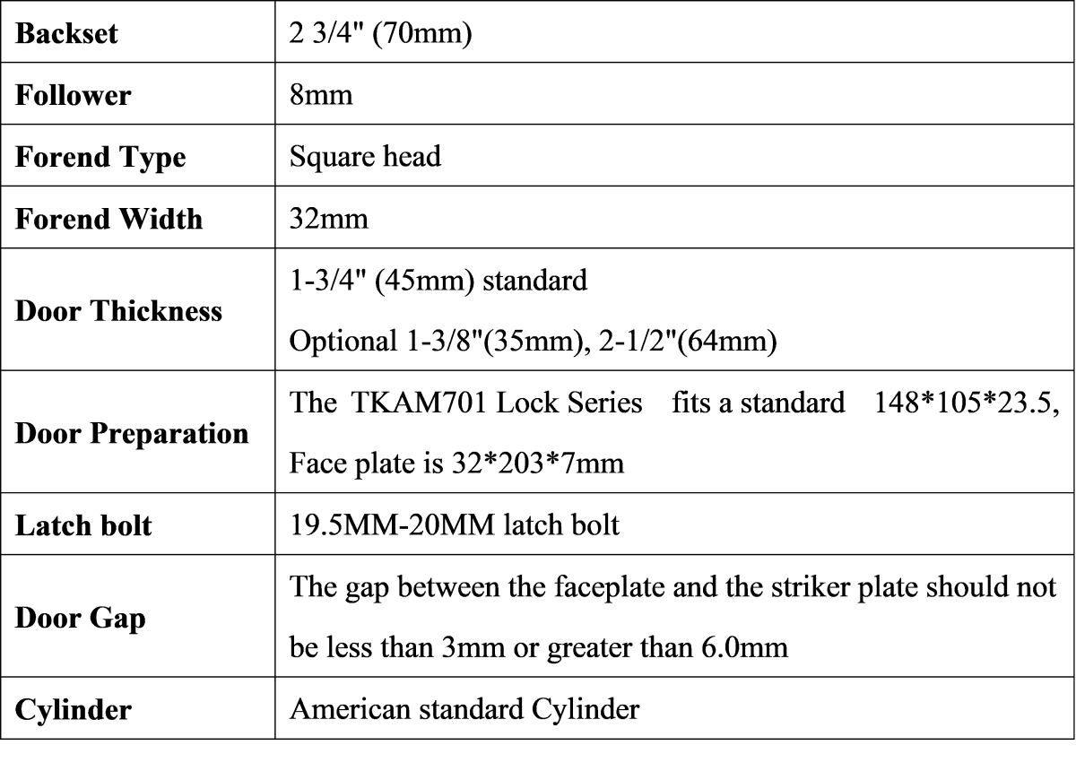 Mortise Lock